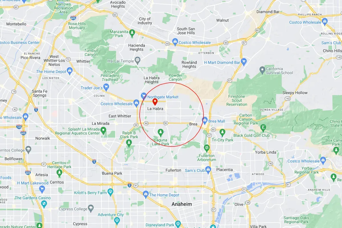 la-habra-brea-map